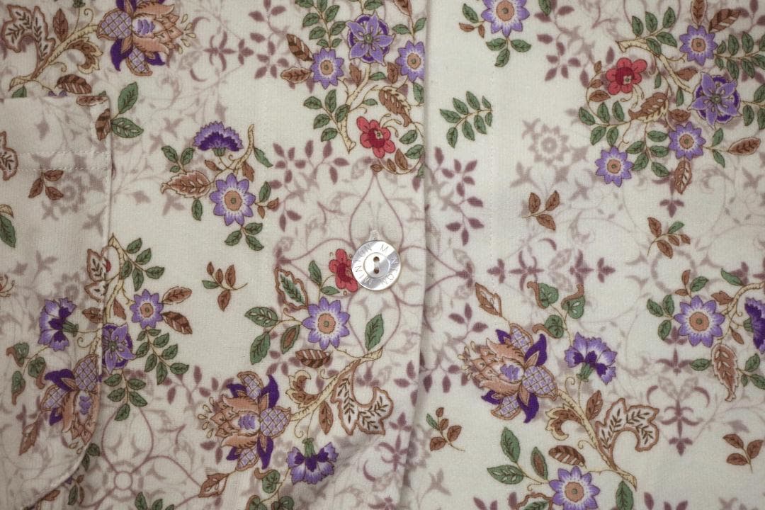 【新品】ワコール/ミントンMINTON　秋冬物ふっくらニット総柄パジャマ（M)