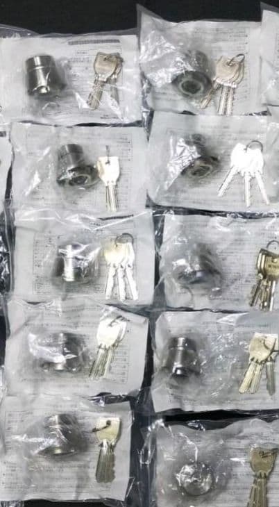 美和ロック U9シリンダー DT42~49 10個セット MIWA