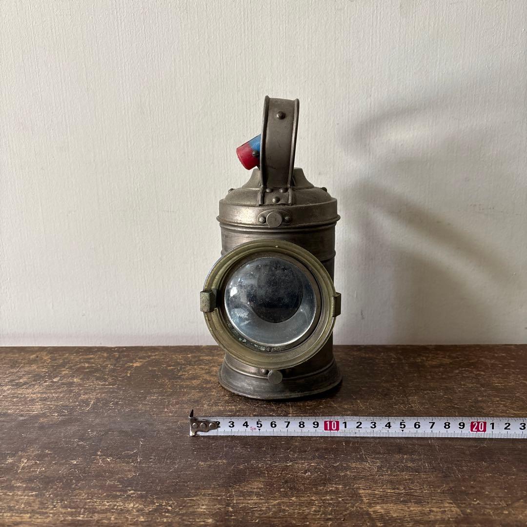 古い合図燈 ランタン(動作不可.欠品アリ.ジャンク品)カンテラ.国鉄.信号燈.
