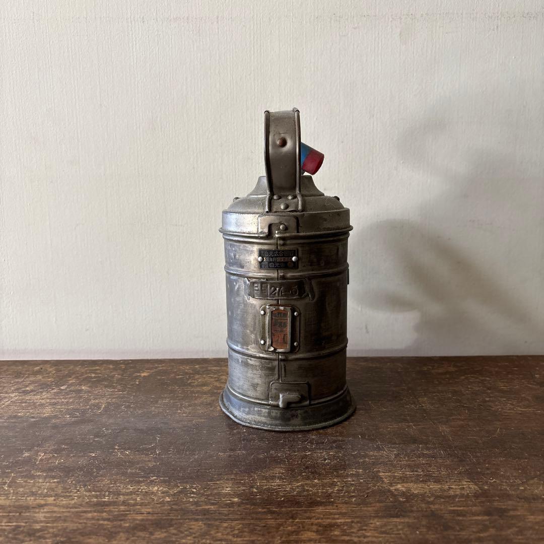 古い合図燈 ランタン(動作不可.欠品アリ.ジャンク品)カンテラ.国鉄.信号燈.