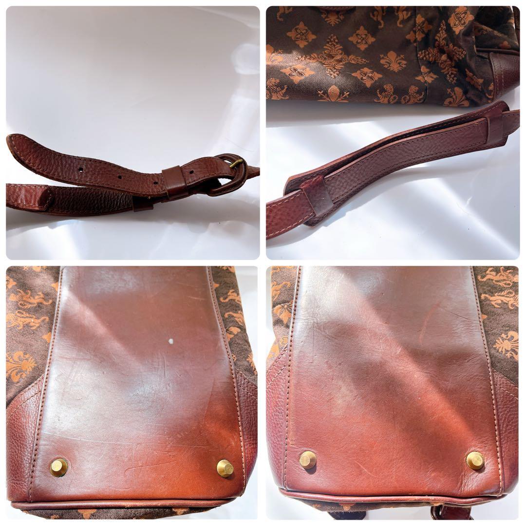 genten ボストンバック　旅行用バック　2way インタラクティブモノグラム