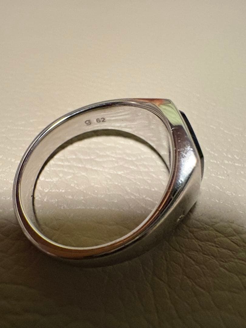 TOMWOOD RING POLISHED ONYX シルバー SILVER