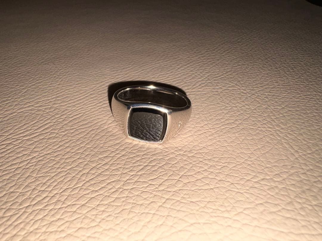 TOMWOOD RING POLISHED ONYX シルバー SILVER