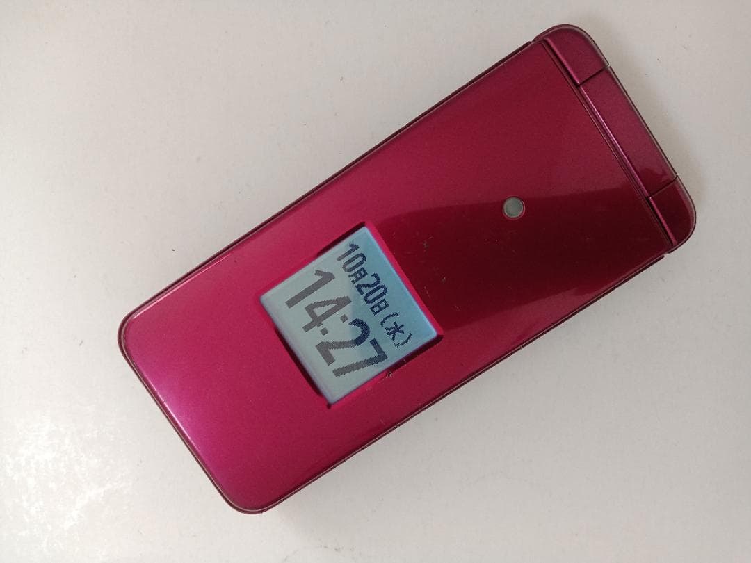 ☆ au かんたんケータイ ライト KYF43 ワインレッド