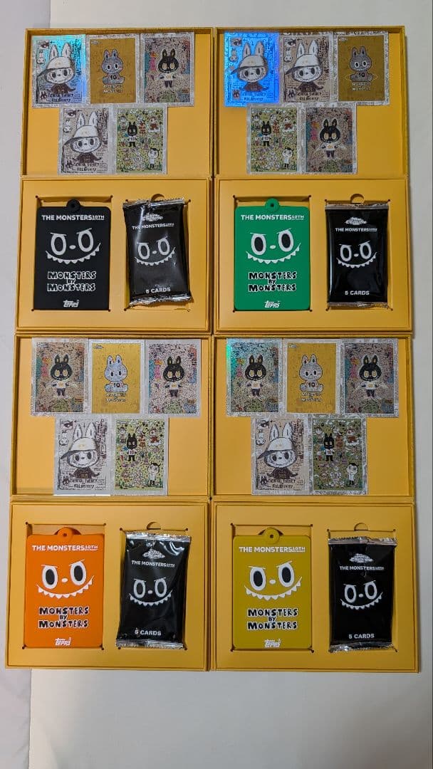 【4BOX分】2025 Topps Chrome Labubu ラブブ トレカ