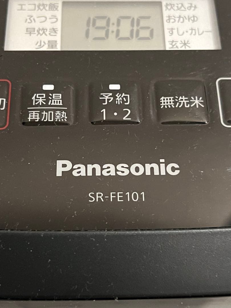 K Panasonic SR-FE101 IH炊飯器 ブラック
