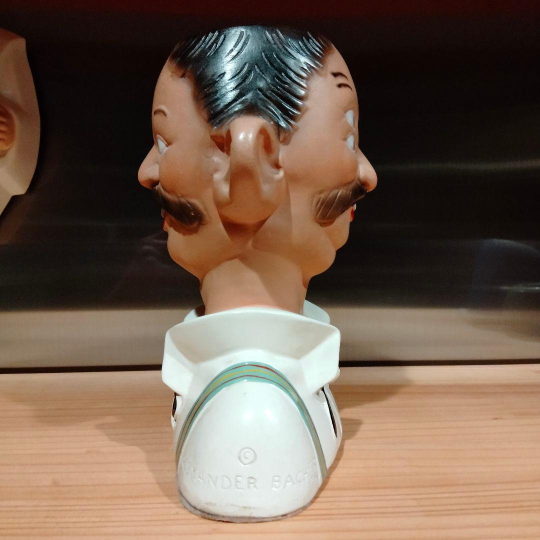 美品 ビンテージ 四つ目　4つ目　置物　ミッドセンチュリー　酔っ払い