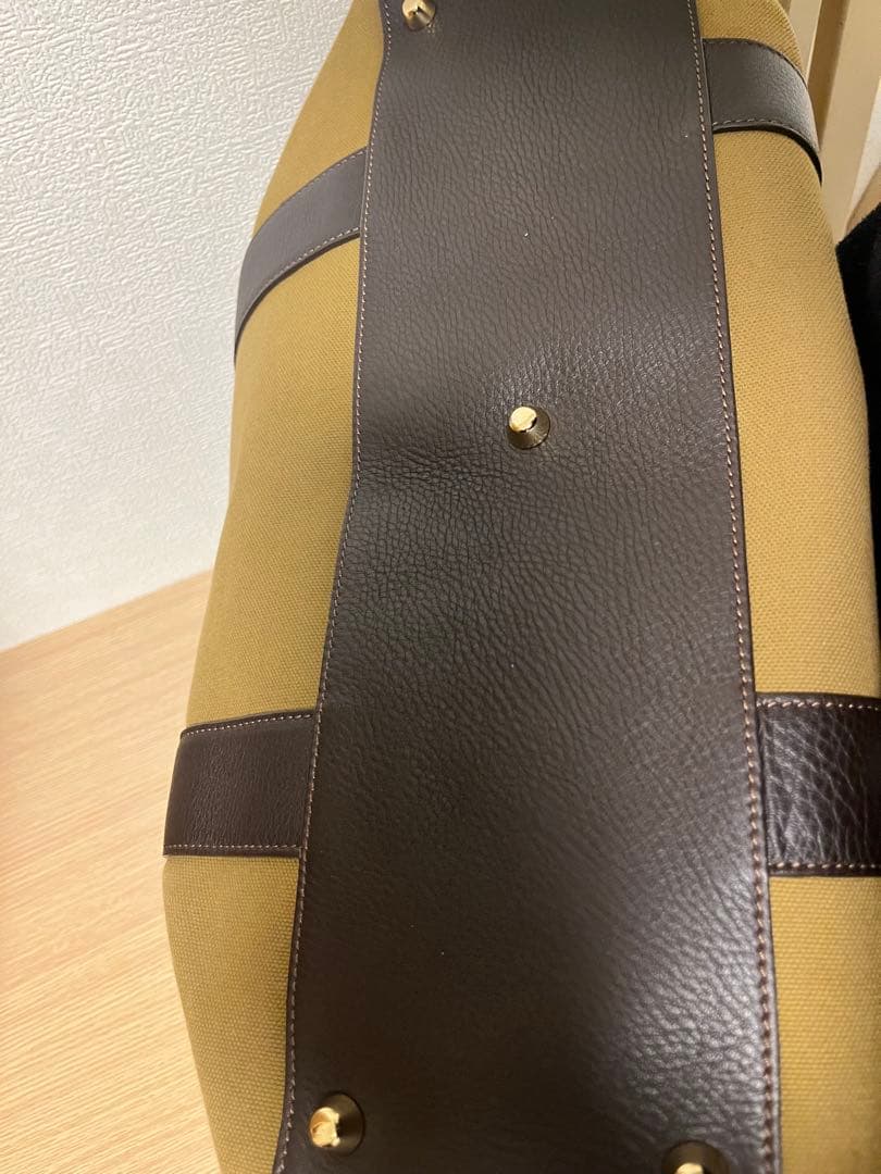 S.MANO キャンバストートバッグ　レザー