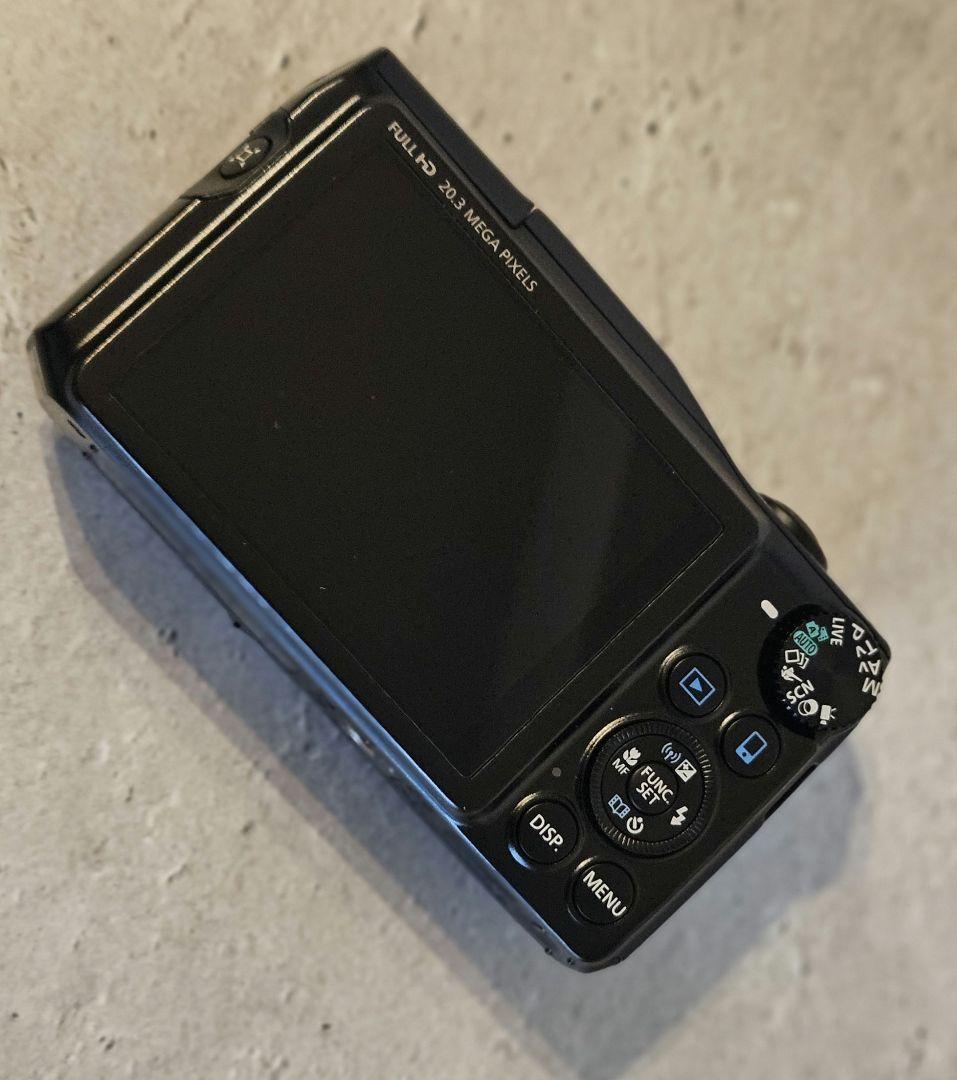 美品　PowerShot SX710 HS ブラック 光学30倍/レザーケース付