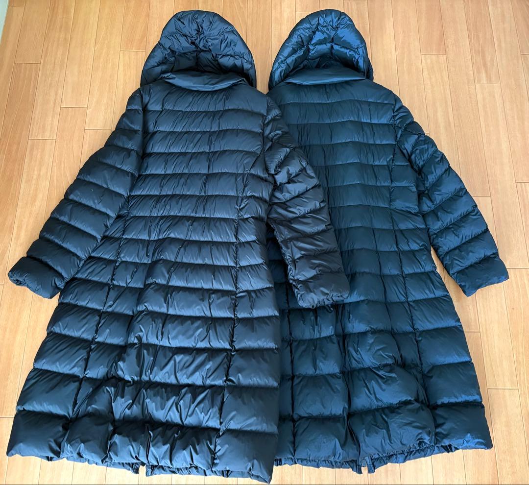 美品 ユニクロ ウルトラライトダウンフーデットコート 2点セット