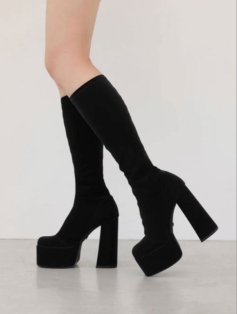 ダーリッチ　Darich ウルトラストレッチレザーロングブーツ