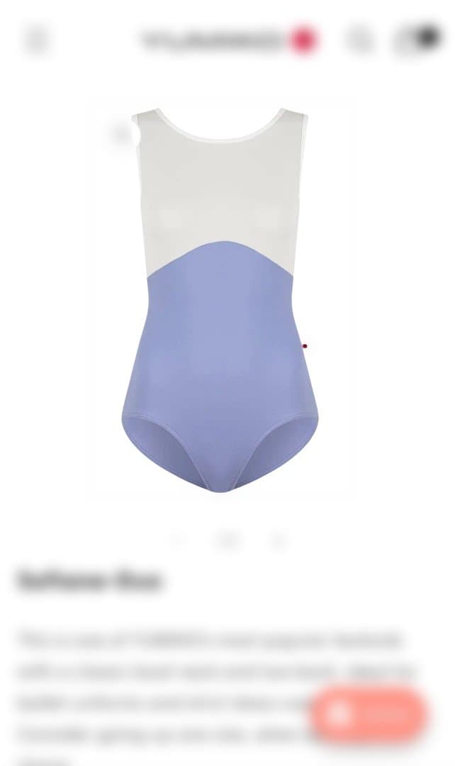 バレエ YUMIKO sophiano duo crashed velvet M