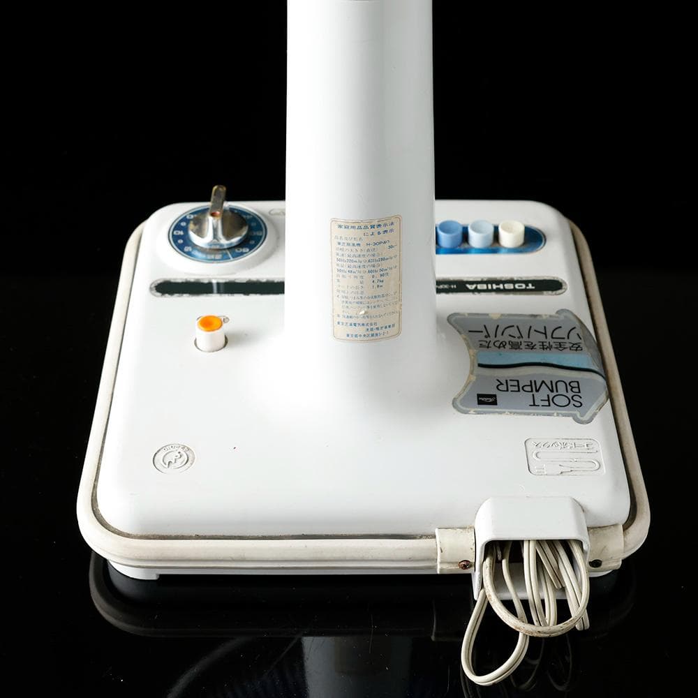 昭和レトロ 当時物 東芝 TOSHIBA 扇風機 ブルー H-30P40稼働品