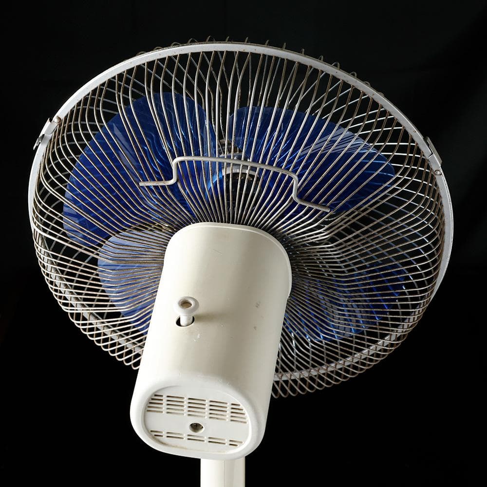 昭和レトロ 当時物 東芝 TOSHIBA 扇風機 ブルー H-30P40稼働品