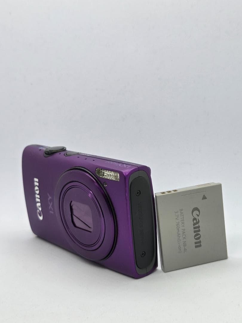 【スマホ転送OK】キャノン Canon IXY 600F パープル デジカメ