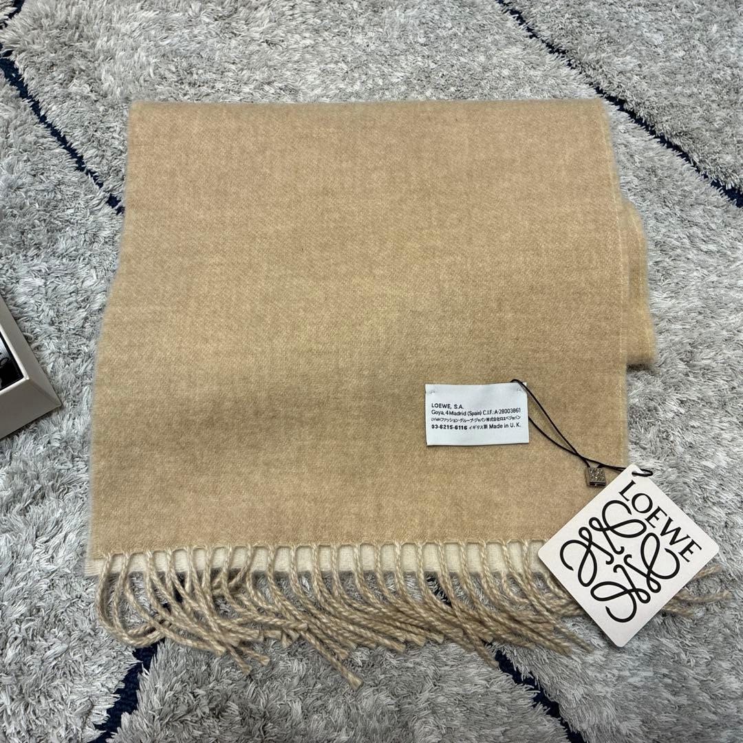 【新品未使用】LOEWE ロエベ　マフラー　アナグラム　リバーシブル