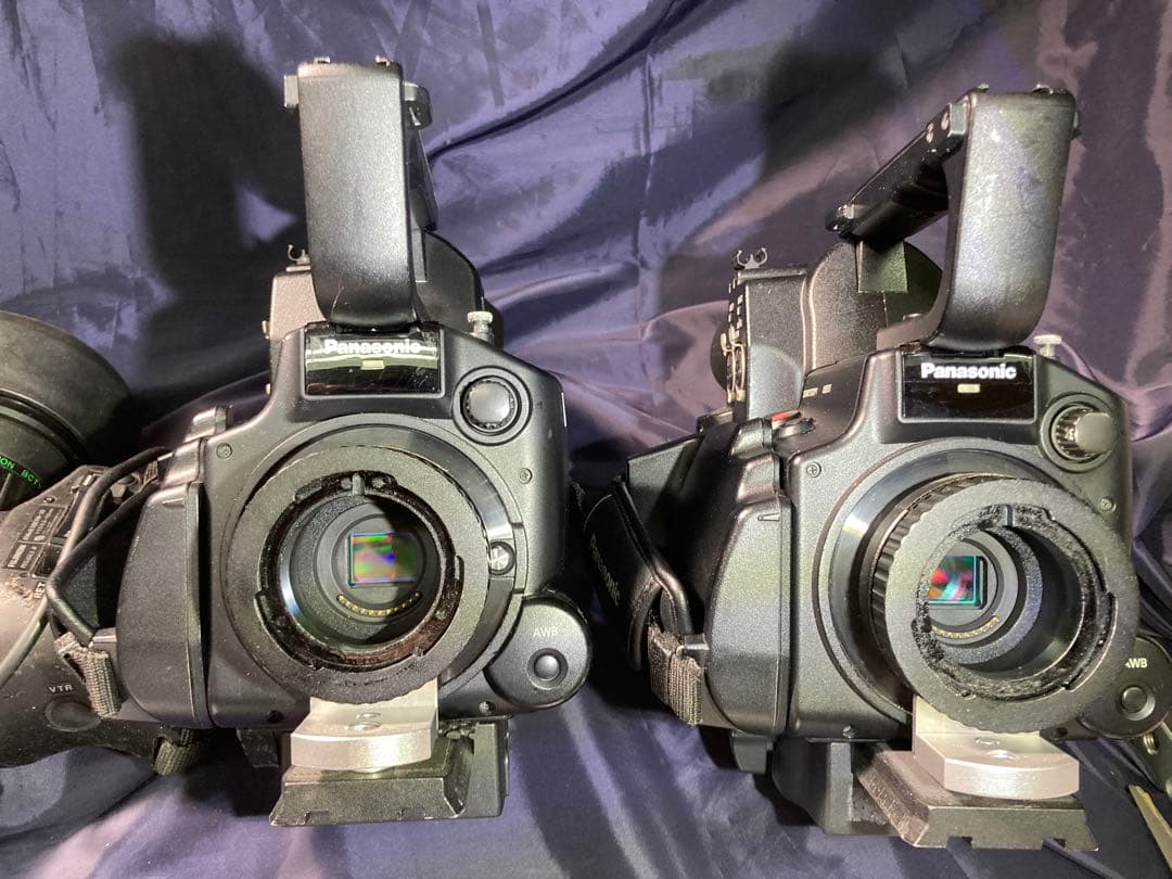 panasonic AG-AF105二台　放送用レンズ付き現状ジャンク扱い！
