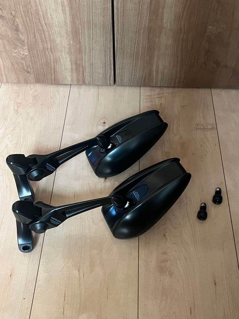 タナックス　ナポレオン　NA-014 シャークミラー7 ブラック　2個セット