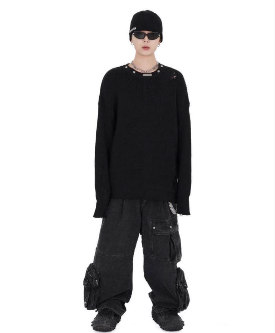 【Rosen Kreuz】l logo knit