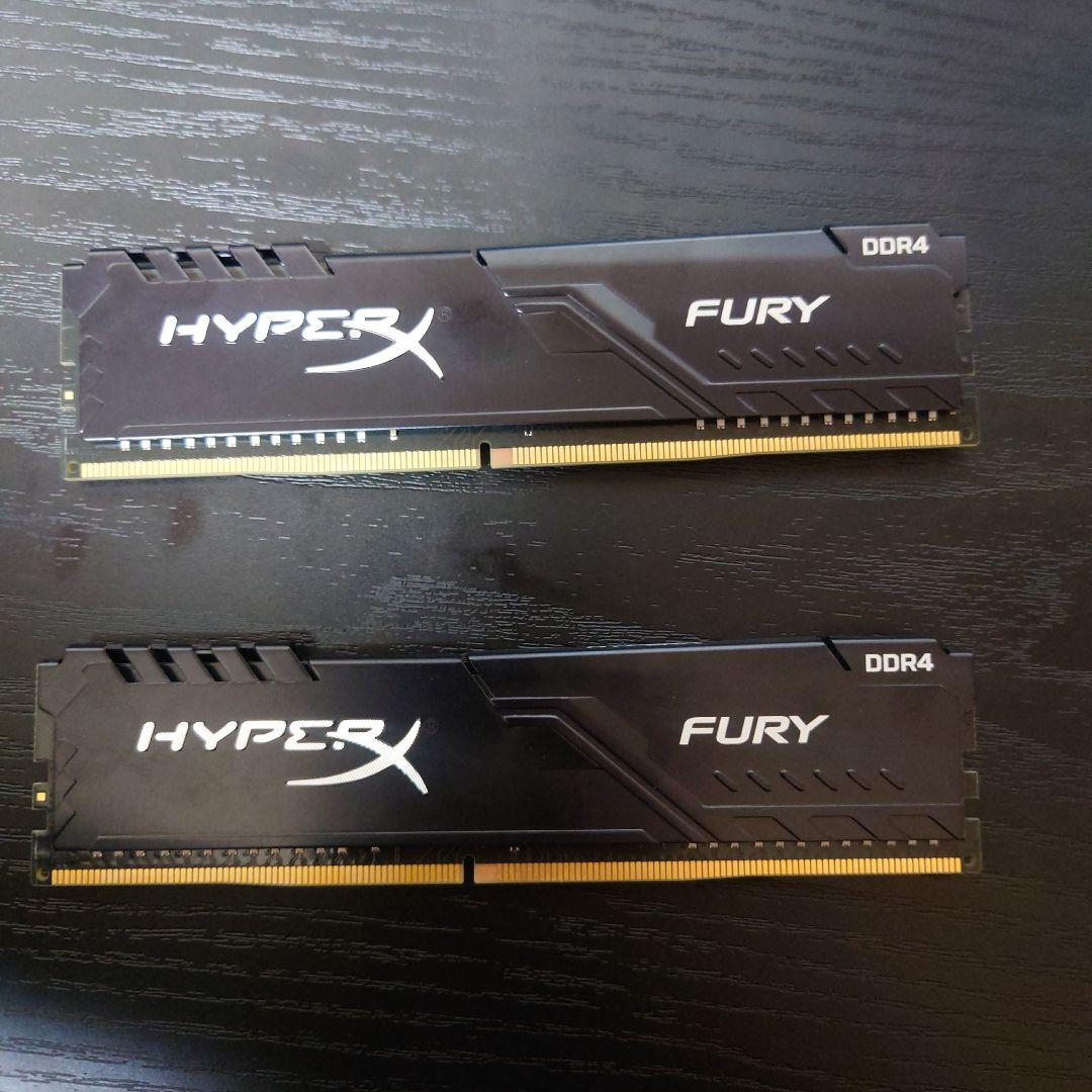 HyperX FURY DDR4 メモリ 2枚セット