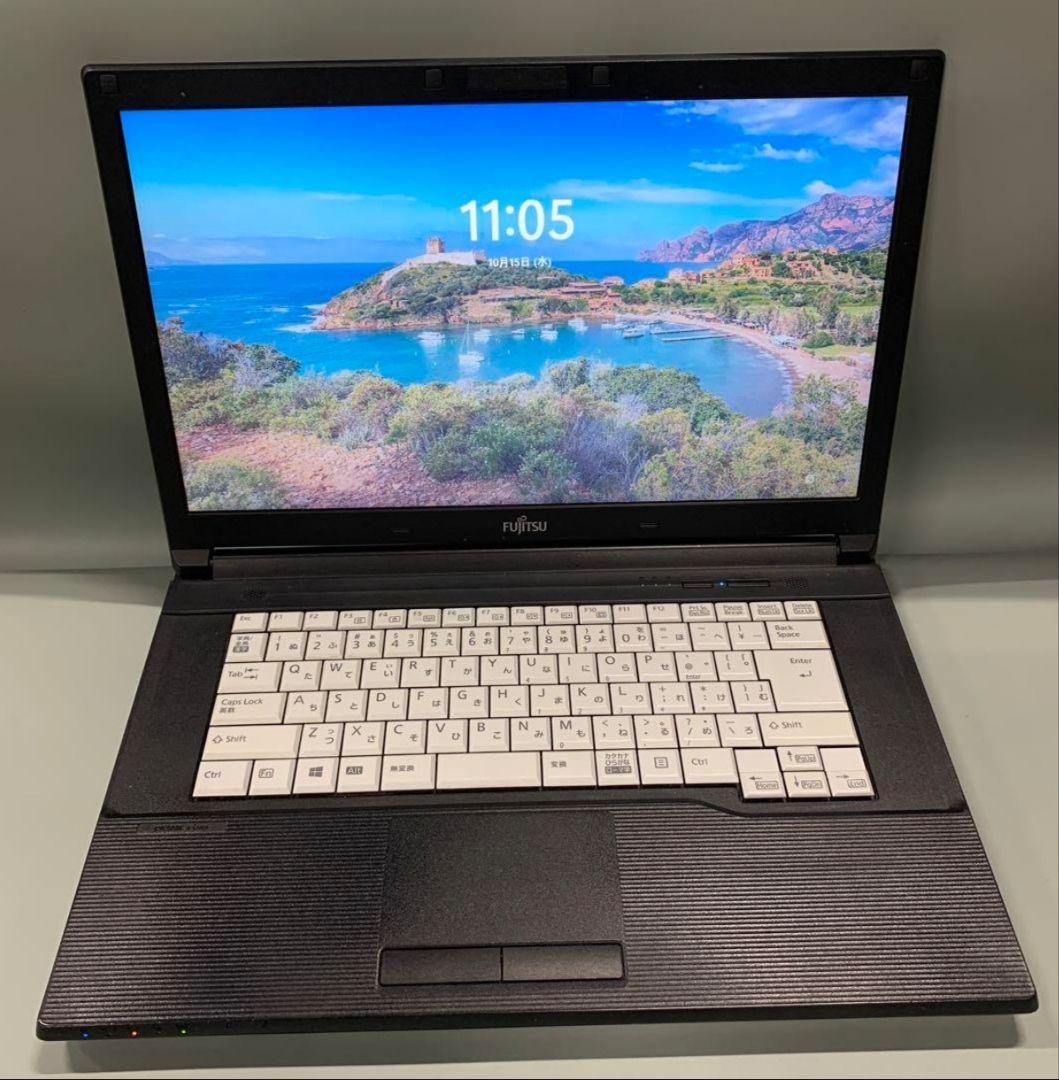富士通 オフィス付き　爆速SSD 初期設定済み ノートパソコンWindows11