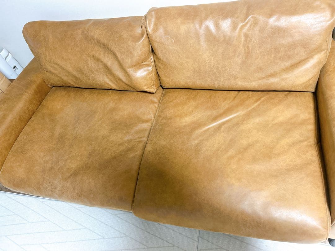 【レザーテックス2.5人掛けソファ】PLUTO プルート