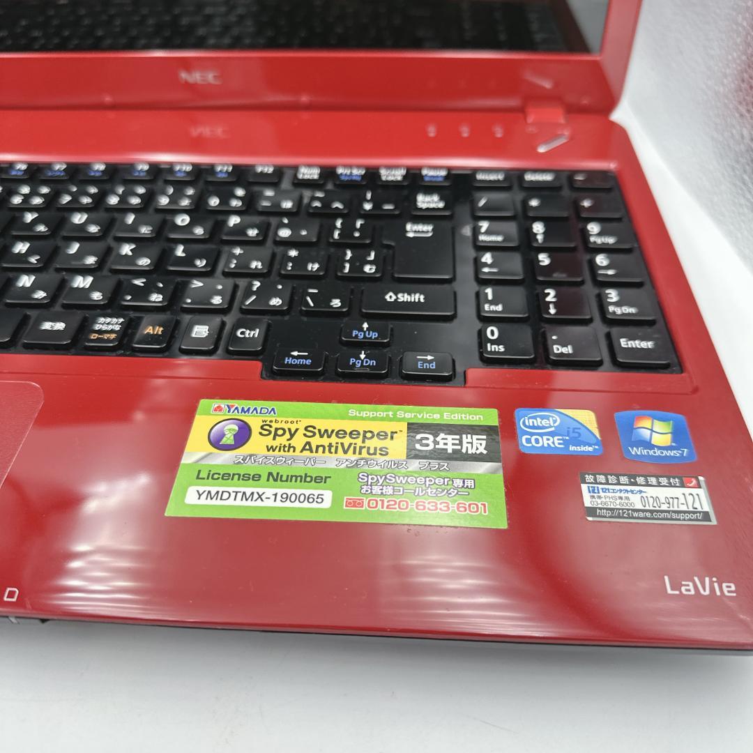 【美品】NEC VersaPro PC-LS550CS6R Windows10