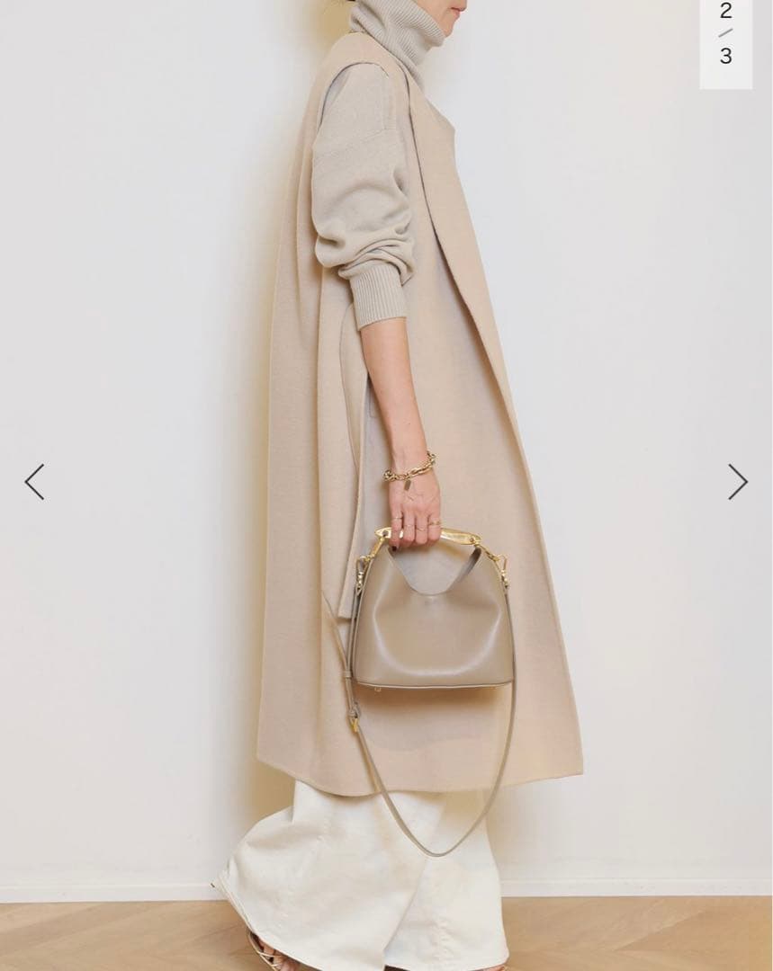 ドゥーズィエムクラス　2024AW JUSPER タートルネック プルオーバー