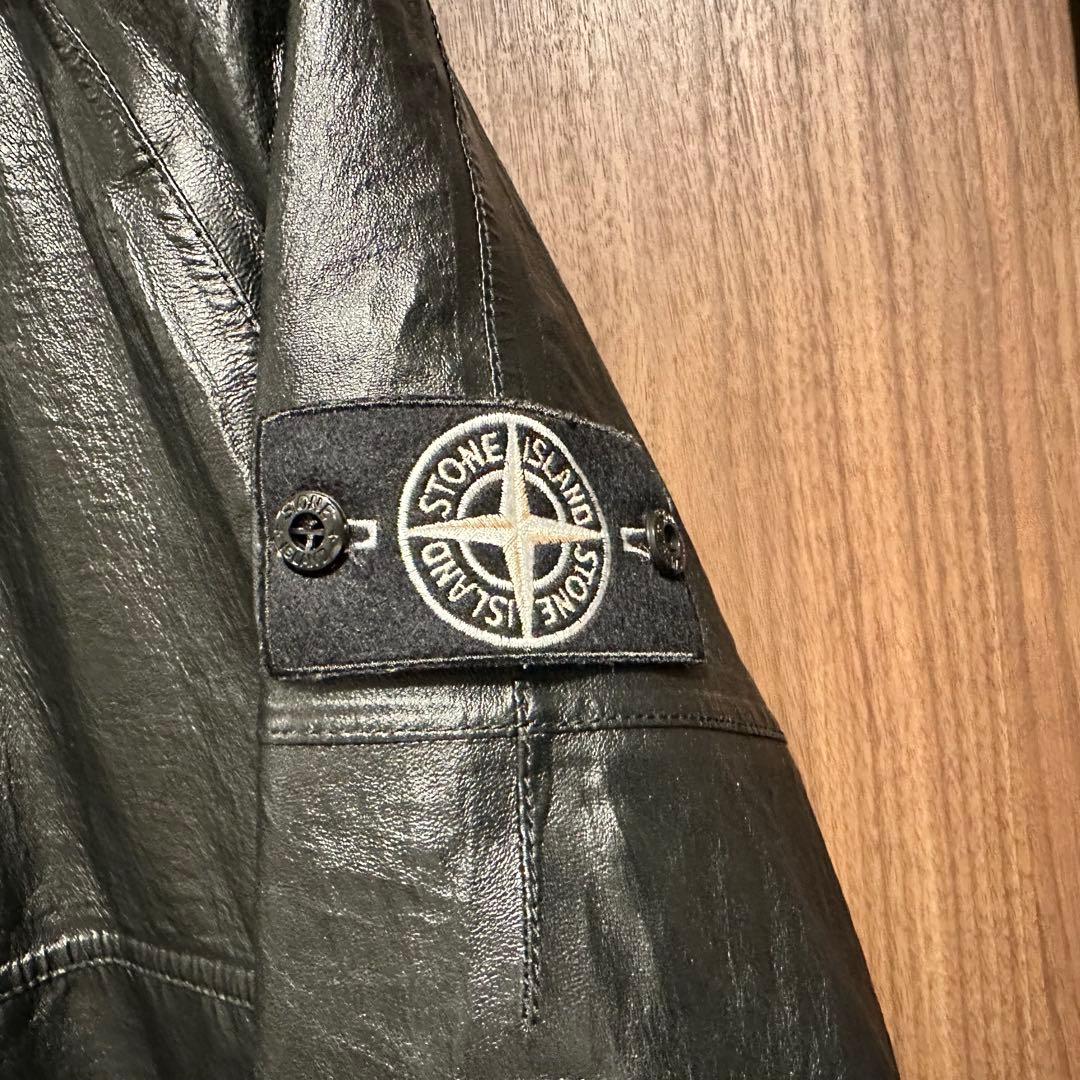 ジャケット・アウター Stone  25SS Light Leather Organza