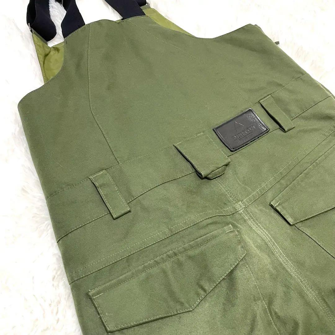 Burton スノーボード ビブパンツ オリーブカラー