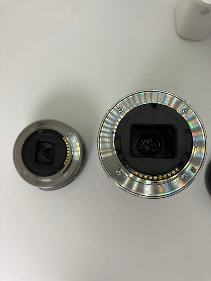 【返品保証・動作確認済】SONY α6000 ホワイト ダブルズームレンズキット