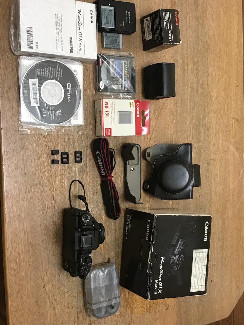 Canon PowerShot G１X Mark III 本体、多数別売り付属