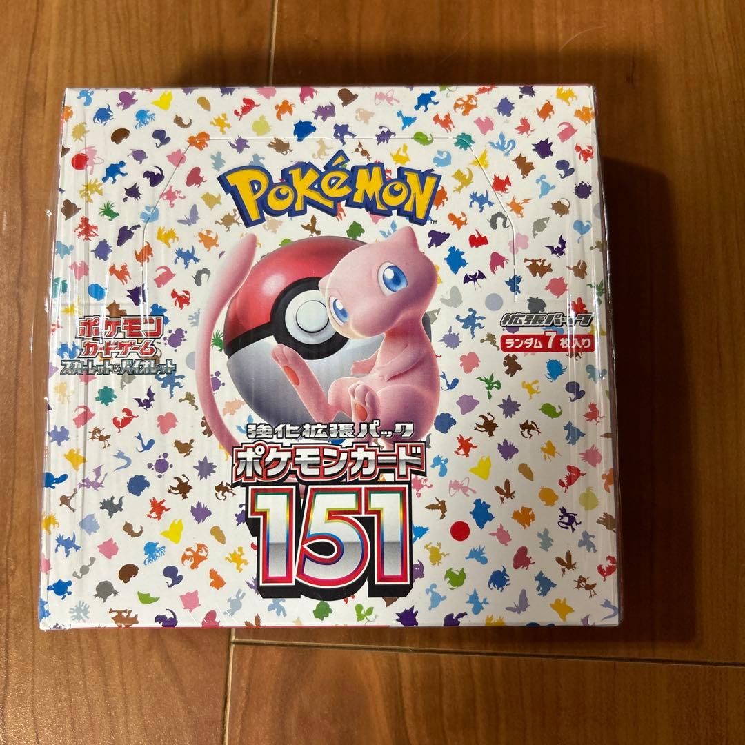 ポケモンカード151シュリンク付き1box