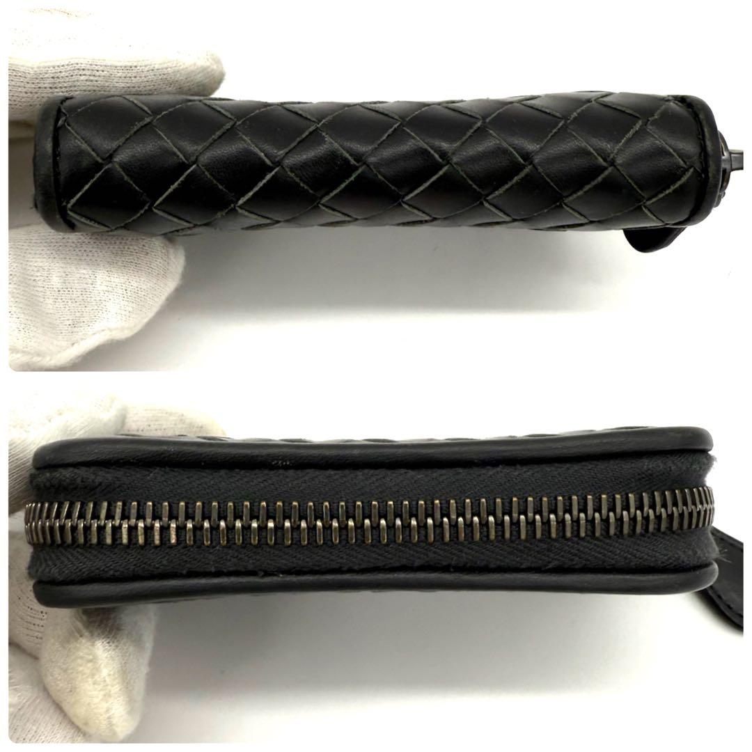 ★美品★BOTTEGA VENETA イントレチャート ケース グレー