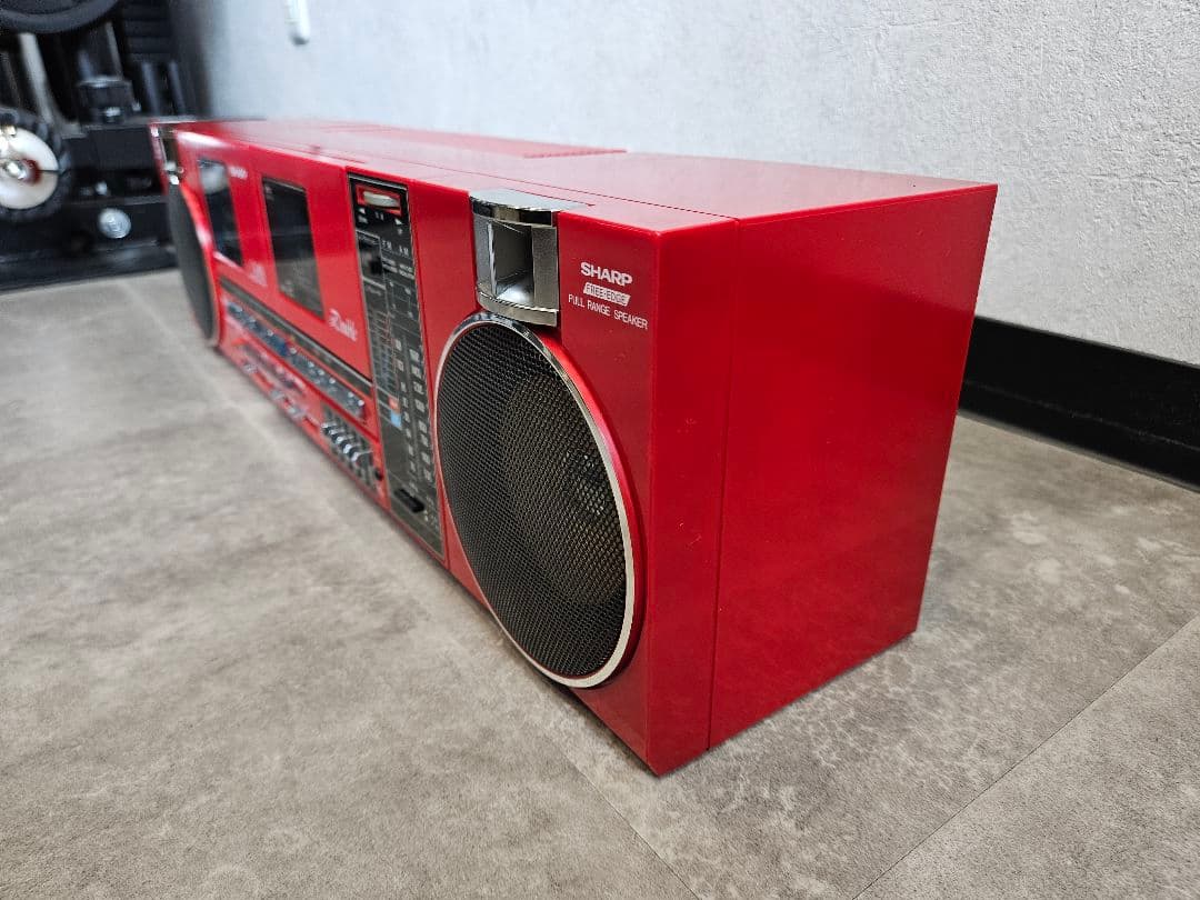 昭和レトロ希少【 SHARP QT-88 QT88 MK 2 ラジカセ　当時物