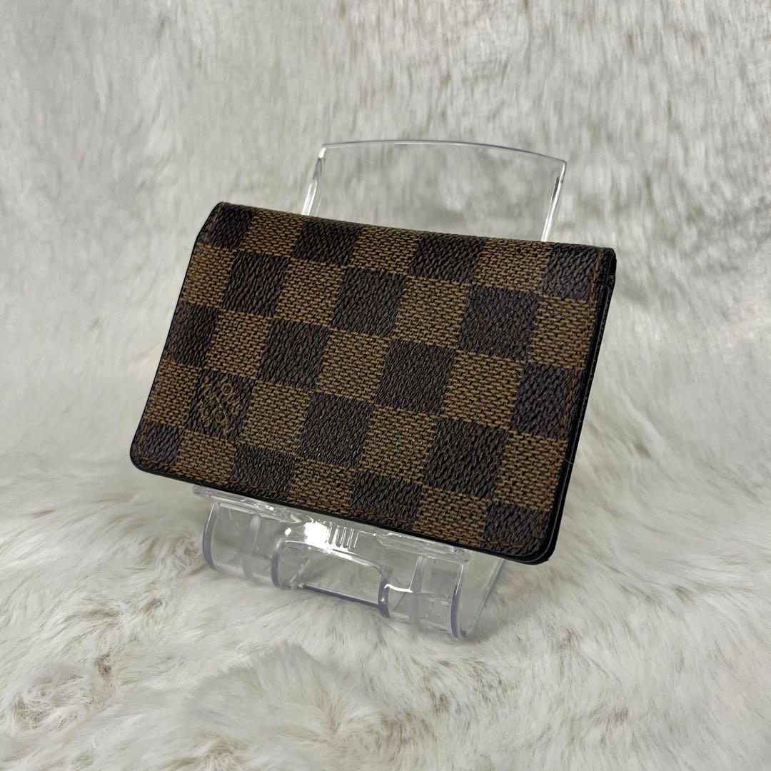 【美品】LOUIS VUITTON ダミエ 名刺ケース