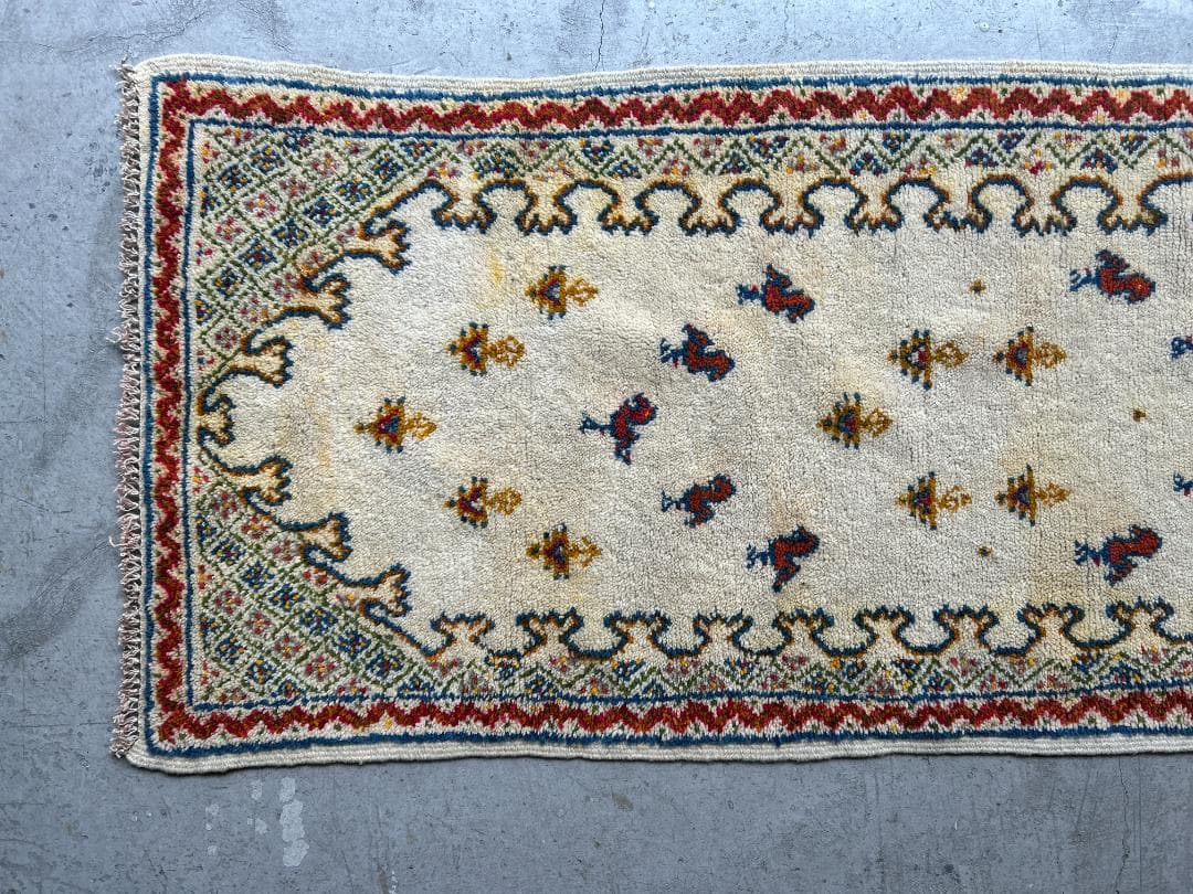 ◉90's vintage rug◉187×82　アゼルバイジャン産　ランナー