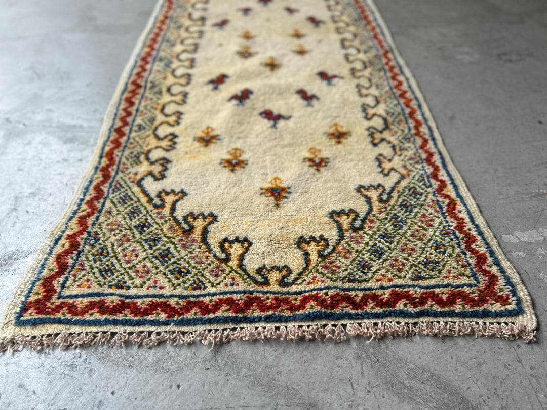 ◉90's vintage rug◉187×82　アゼルバイジャン産　ランナー