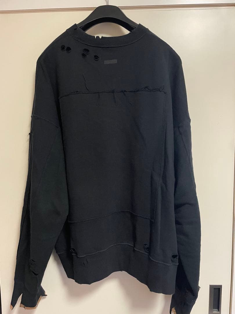 トップス ssstein OVERSIZED REBUILD SWEAT LS