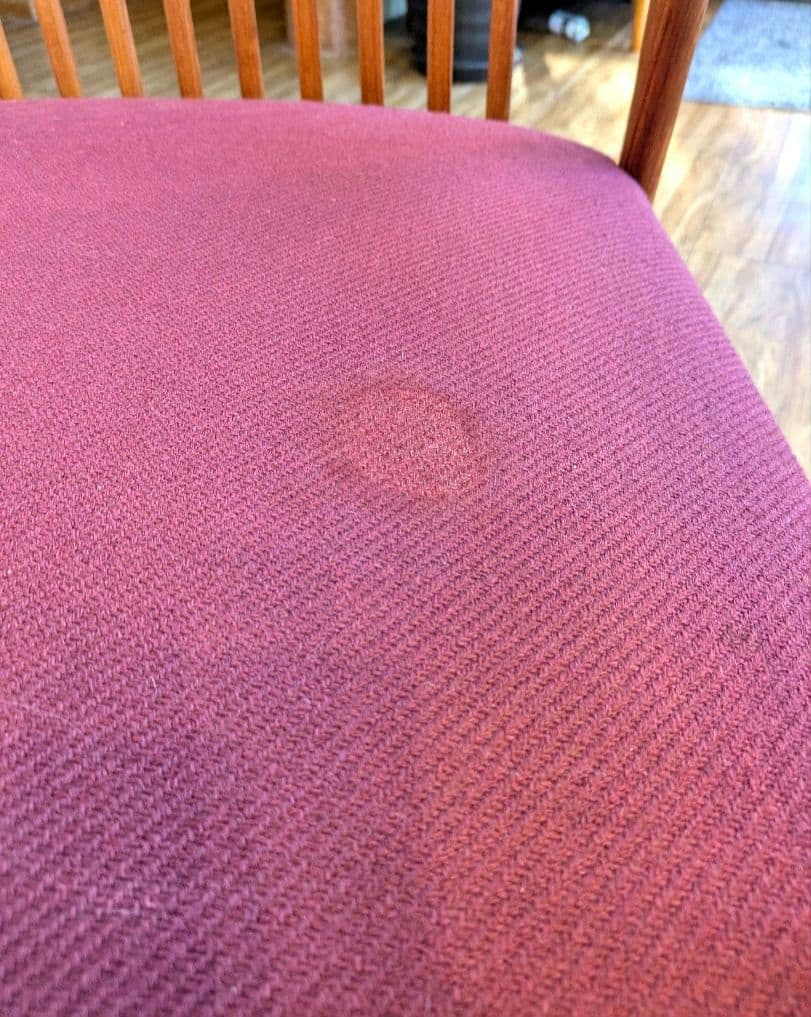 BC工房　だんらん工芸椅子　アームチェア　チーク無垢　アール 布