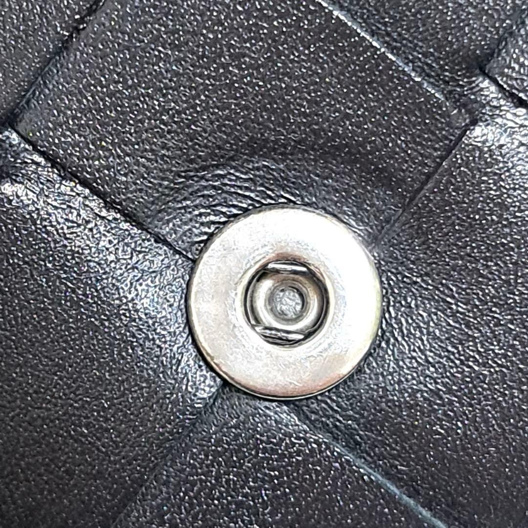 ✨極美品✨ボッテガ　ケース　小銭入れ　イントレチャート　マキシ　ブラック