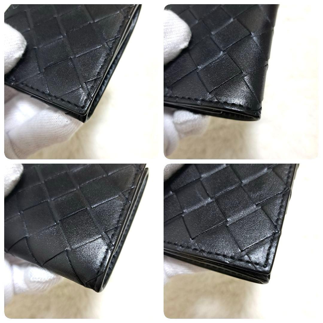 ✨極美品✨ボッテガ　ケース　小銭入れ　イントレチャート　マキシ　ブラック