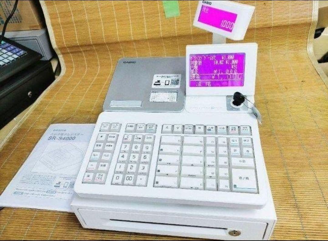 カシオレジスター　SR-S4000　スマホ連携Bluetooth　921464