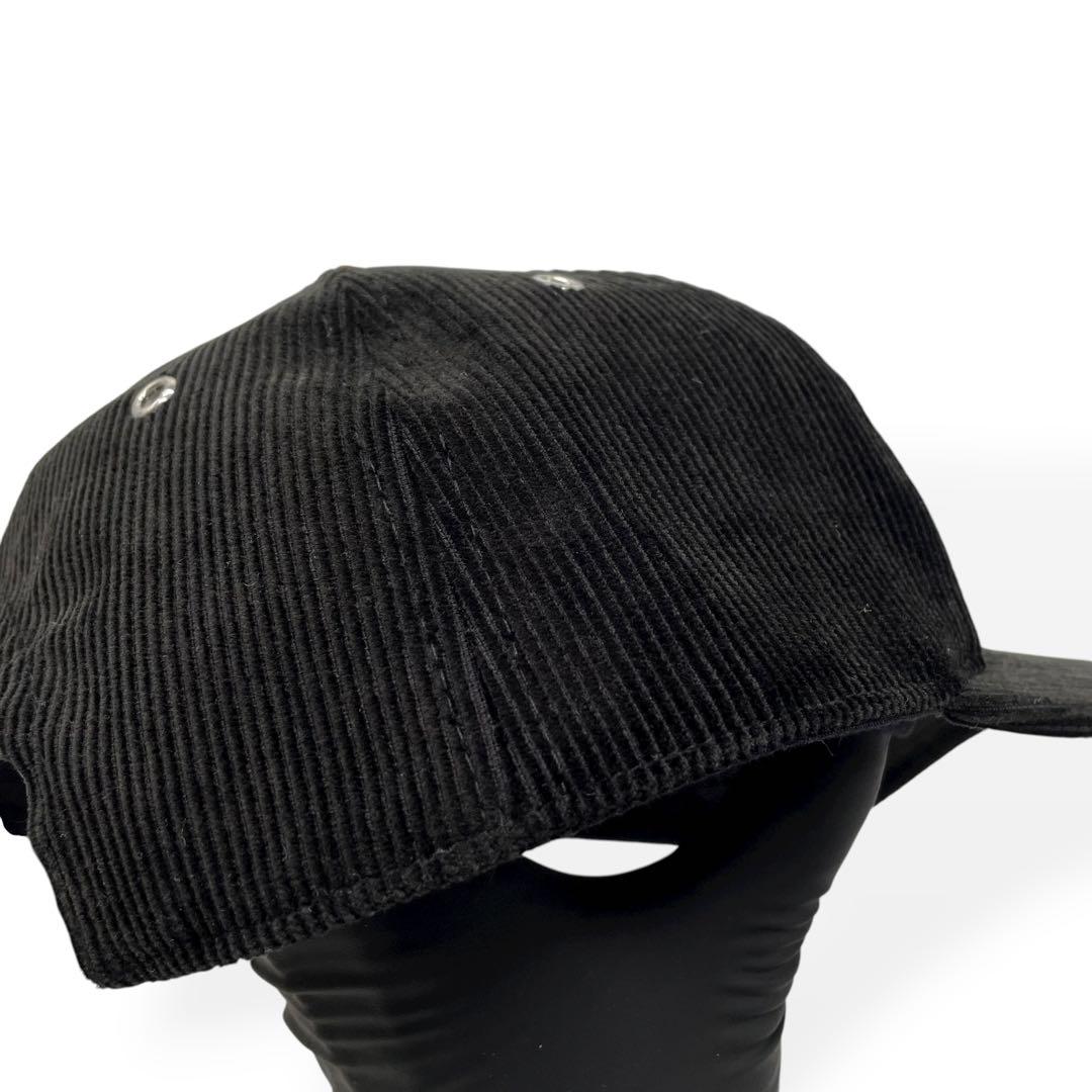 未使用級　AMI PARIS　アミパリス　キャップ　コーデュロイ　ブラック　黒
