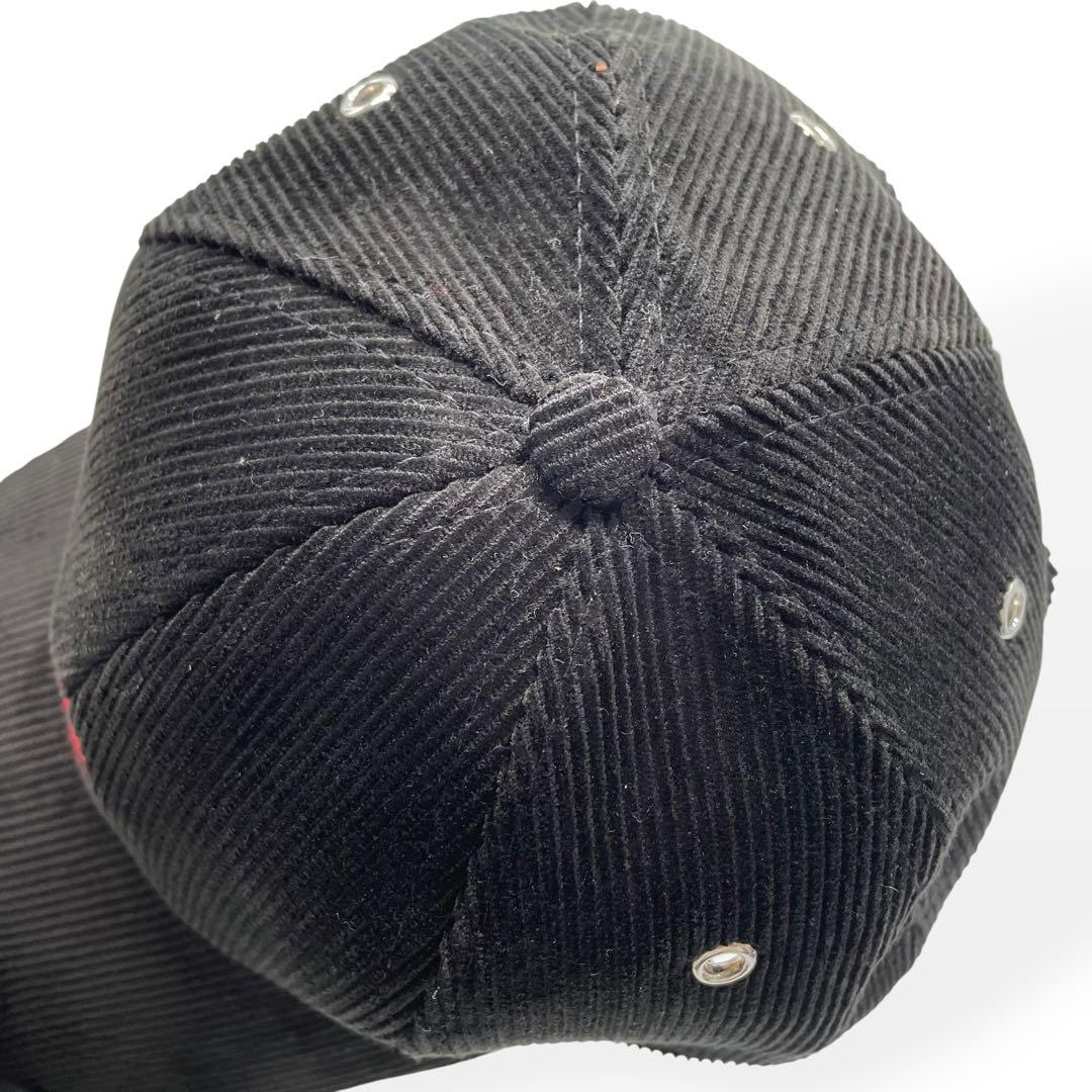 未使用級　AMI PARIS　アミパリス　キャップ　コーデュロイ　ブラック　黒
