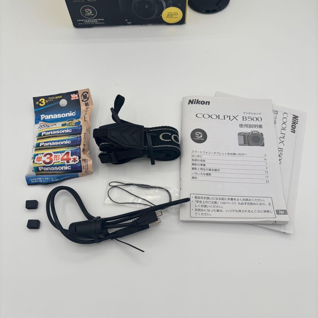 【極美品】Nikon COOLPIX B500 専用アプリでスマホとwifi接続
