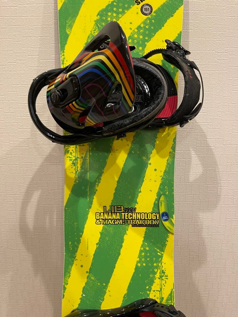 LIB TECH Skate Banana 151 + FLUX M/L セット