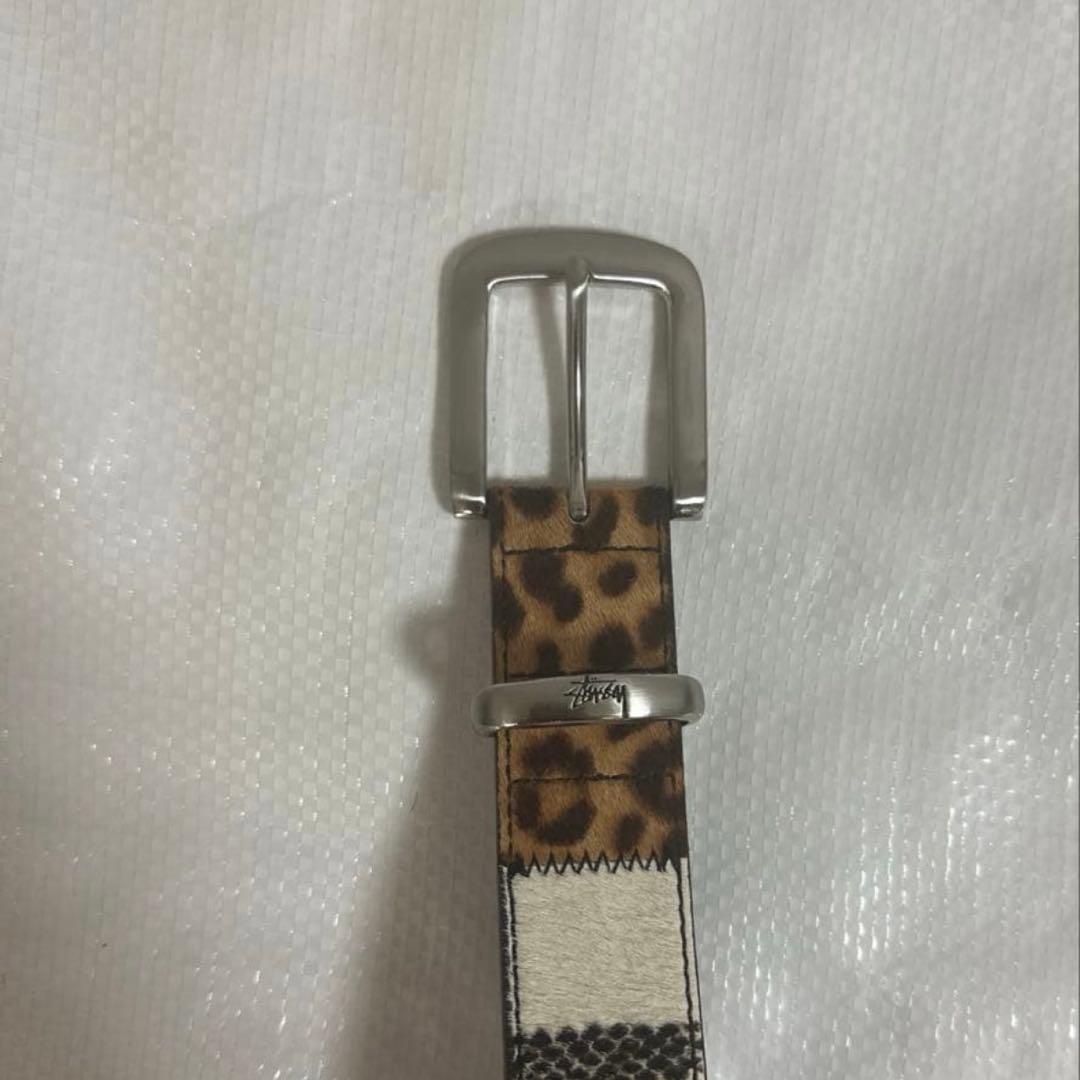 美品 Stussy MIXED ANIMAL PRINT BELT