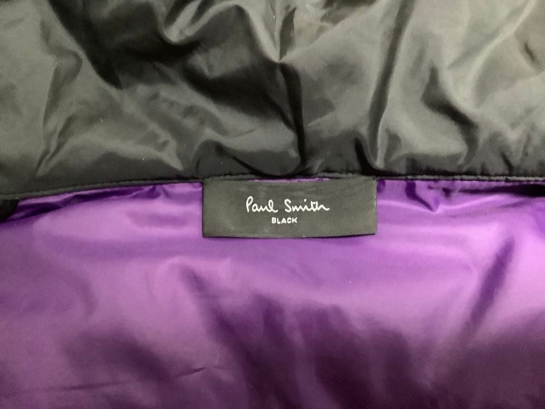 ポールスミスブラック　ダウンコート　40Lサイズ　ブラック　ロングコート