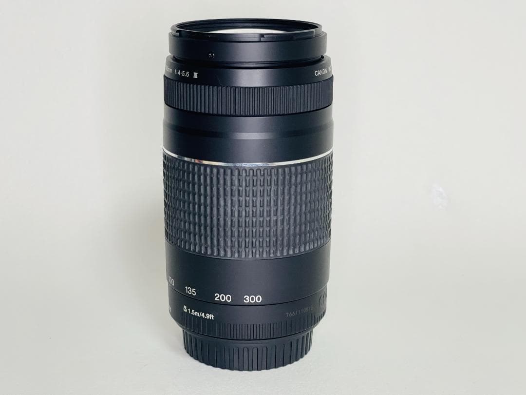 【完動品】 Canon EF 75-300mm F4-5.6 III 望遠レンズ